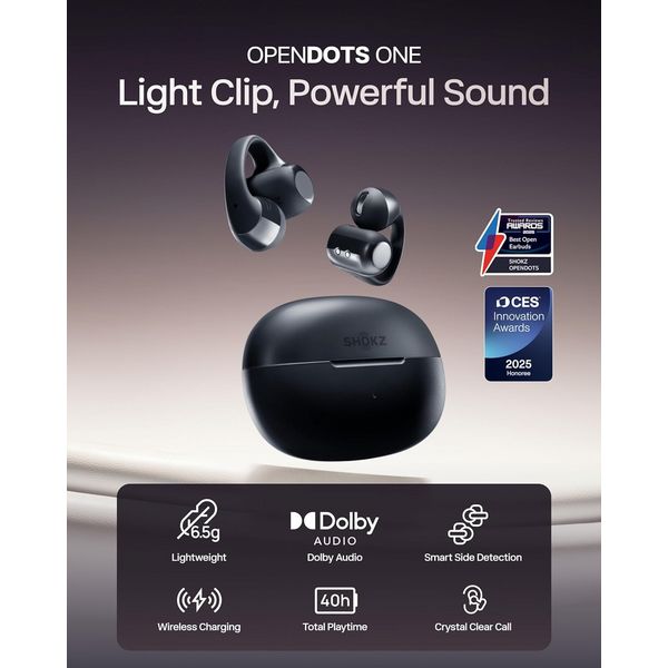 Shokz OpenDots ONE Black