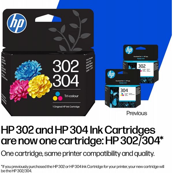 HP 302/304 Colour Ink