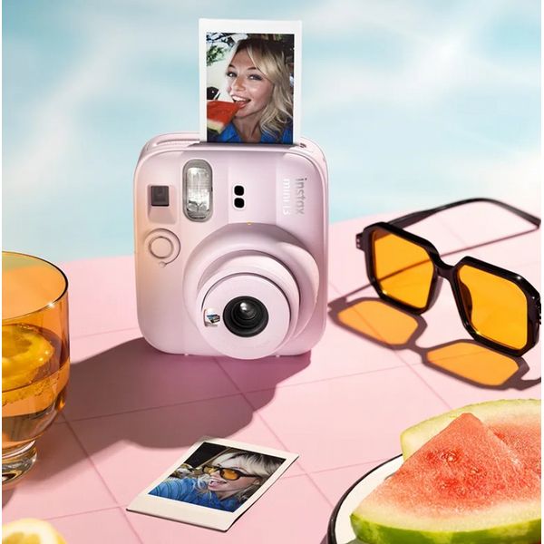 Fujifilm Instax Mini 13 Candy Pink Instant Camera + 30-Pack Film Bundle (Twin Pack & Black Edge)