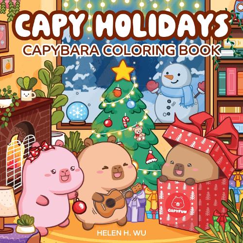 Capy Holidays: Capybara Coloring Book