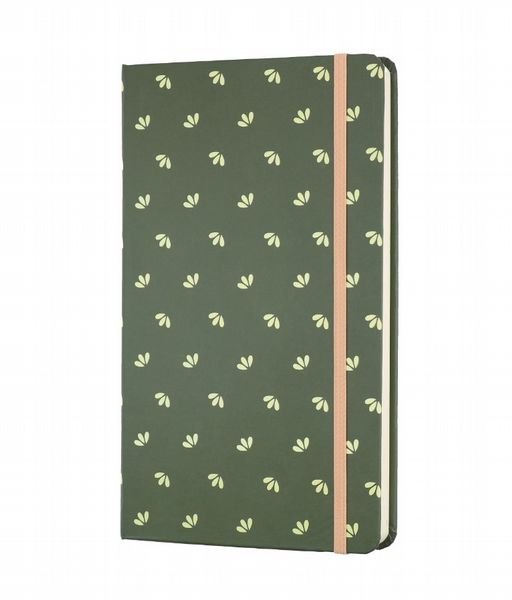 Collins Daisy A5 Slim Ruled Notebook - Forest Garden Green