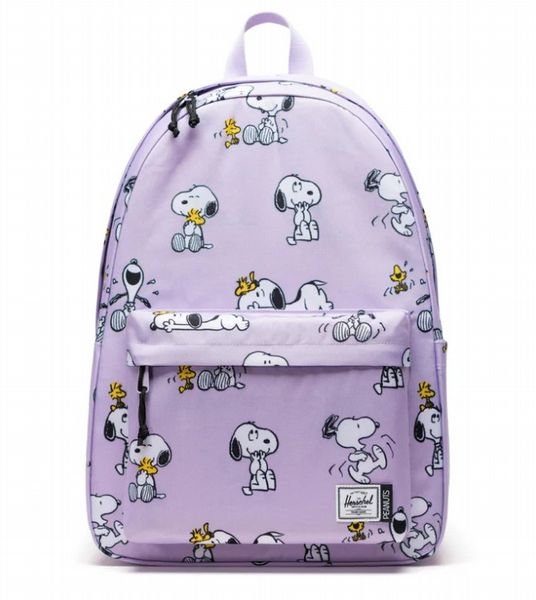 Peanuts� Herschel Classic� XL Backpack Snoopy and Woodstock Pastel Lilac