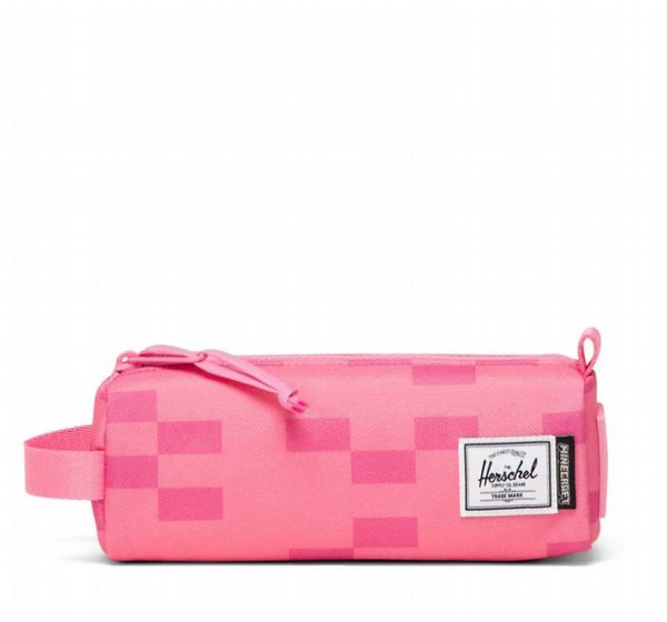 Minecraft Herschel Settlement Pencil Case Little Herschel Pink Sheep