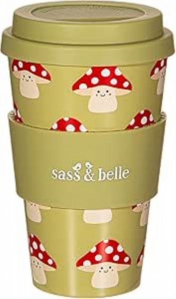Mushroom Travel Coffee Cup